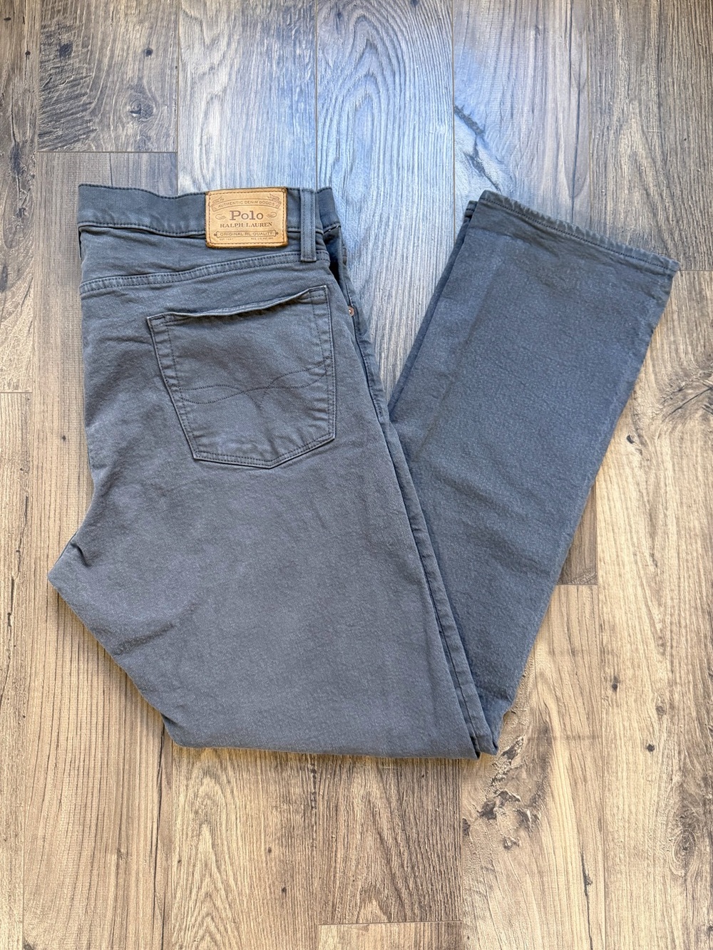 Polo Ralph Lauren Men’s Sullivan Slim Gray Stretch Jeans 36x32